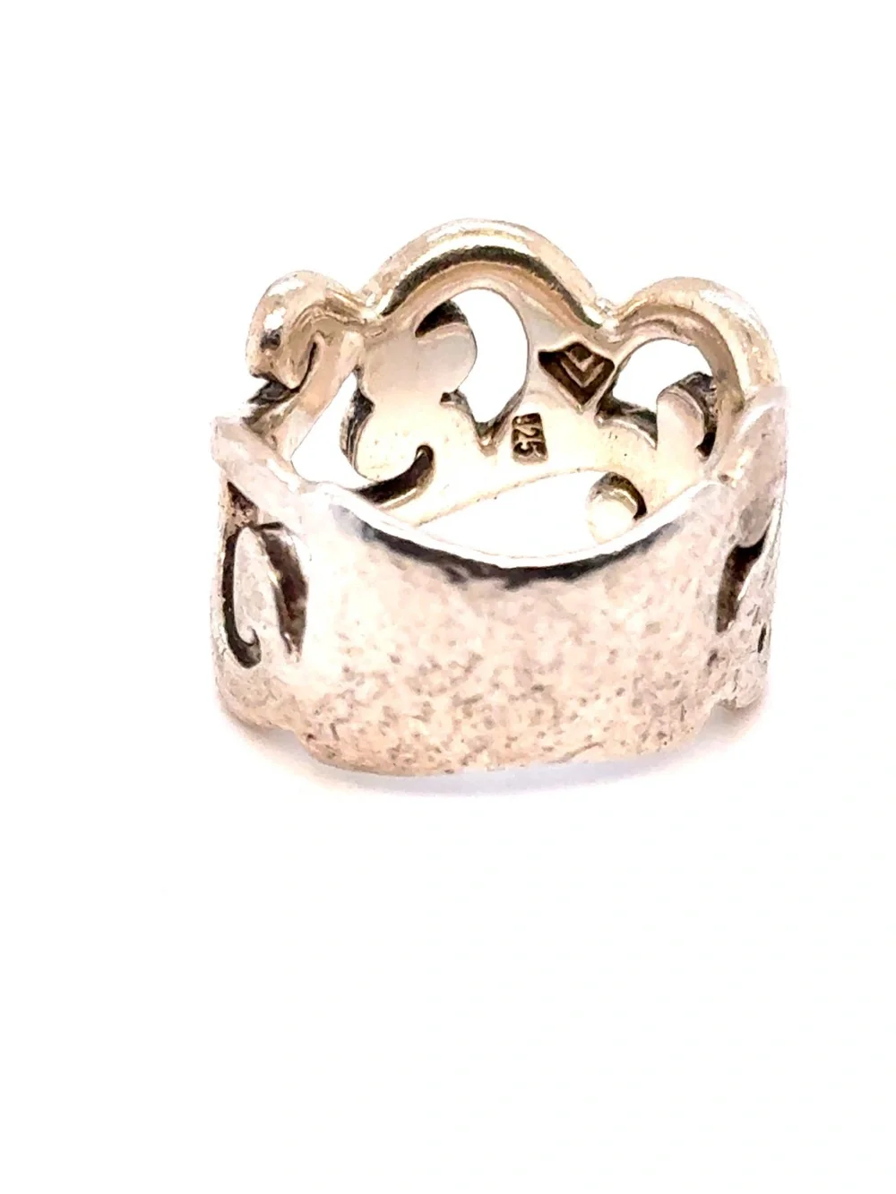 Silpada‎ Sterling Silver Openwork Heart & Scroll Ring